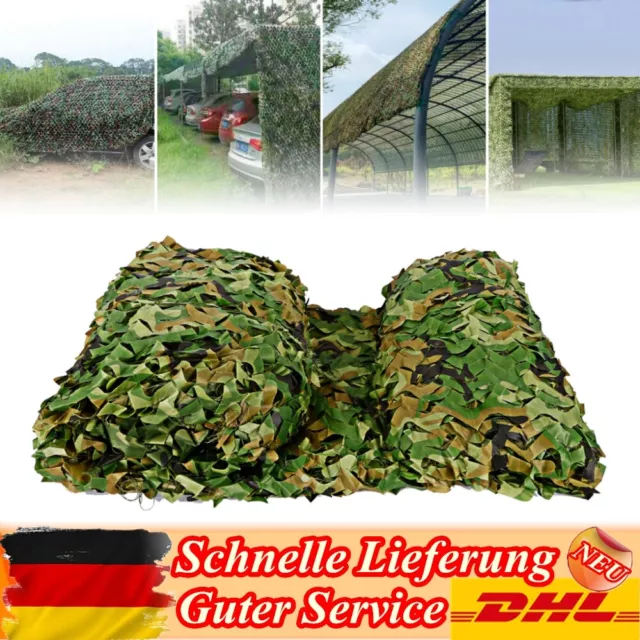 4X6m Camouflage Jagd Tarnnetz Armee Army Tarnung Camo Hunter Military Net EU