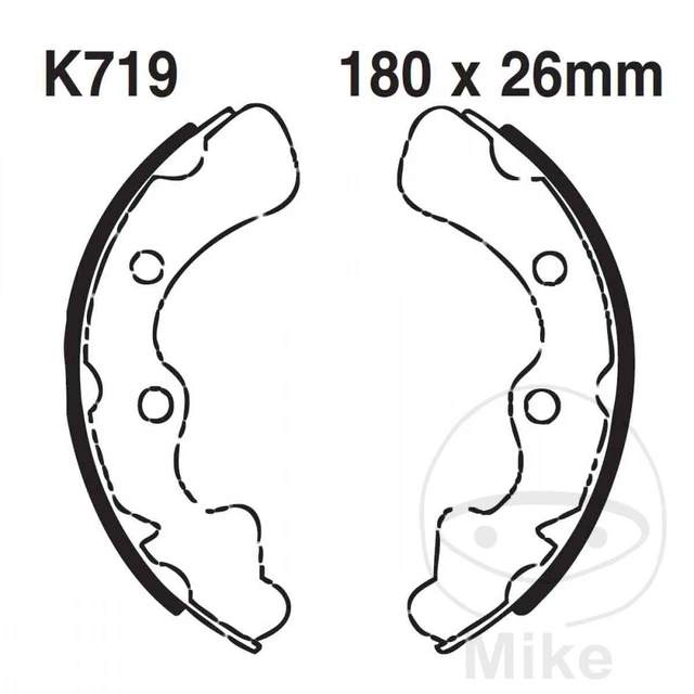 Ganasce freno a molla EBC K719 KAWASAKI