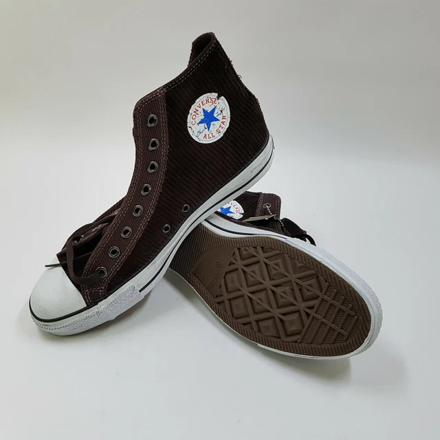 CONVERSE ALL STAR Velluto Colore Marrone Tg. 44 Nuove Con Scatola