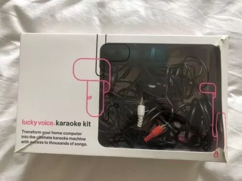 Lucky Voice Home Karaoke Singing Kit and Microphone Turquoise / Black