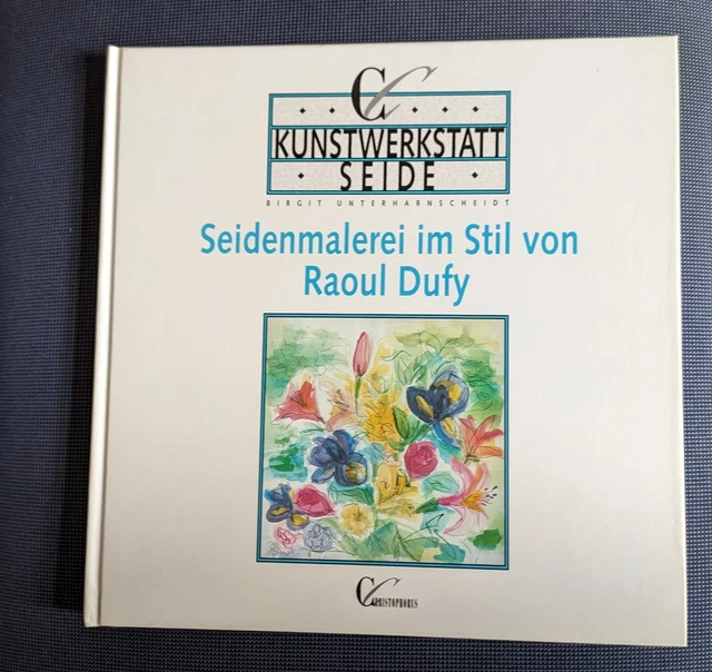 Seidenmalerei im Stil von Raul Dufy von Birgit Unterharnscheidt