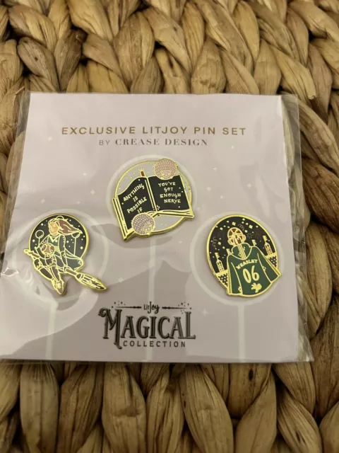 LitJoy Magical Harry Potter Crate Exclusive Ginny Weasley Enamel 3 Pin Set