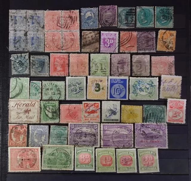 Australian Pre Decimal Stamps  - States and Postage Dues (Pre and Decimal)