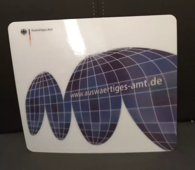 Mauspad Mousepad Auswärtiges Amt Werbung