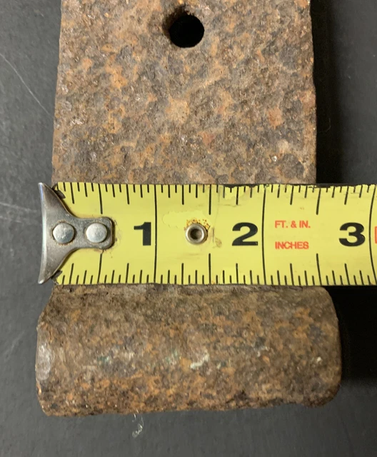 Antique Hand Forged Iron Barn Door Strap Hinge 38" x 2 1/2" 10