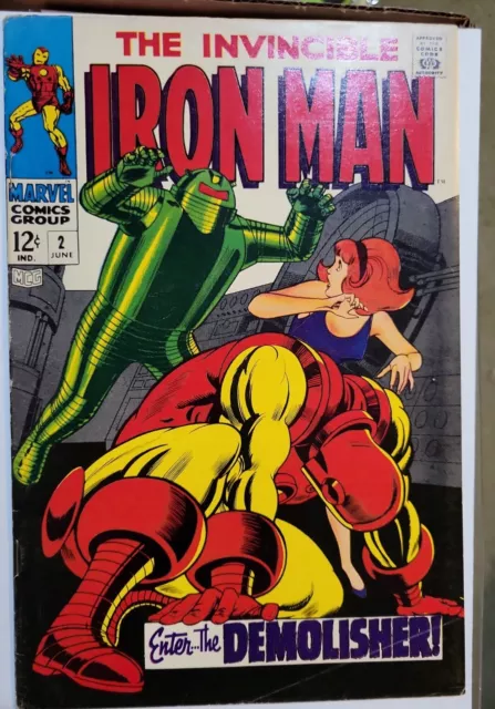 Invincible Iron Man 2 Marvel 1968 F 1st Janice Cord Johnny Craig Archie Goodwin