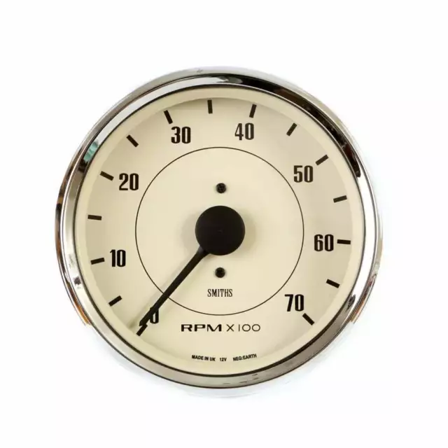 Smiths Classic Magnolia 80mm 7K Tachometer