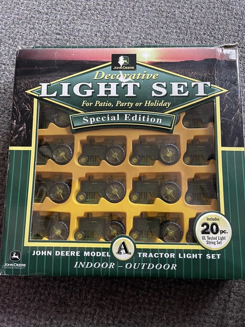 John Deere Model Tractor Decorative Light Set Special Edition Indoor Outdoor