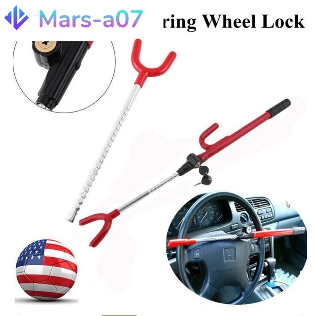24PCS Car Steering Wheel Lock Car Hook Lock Retractable Car Lock Car Anti-theft