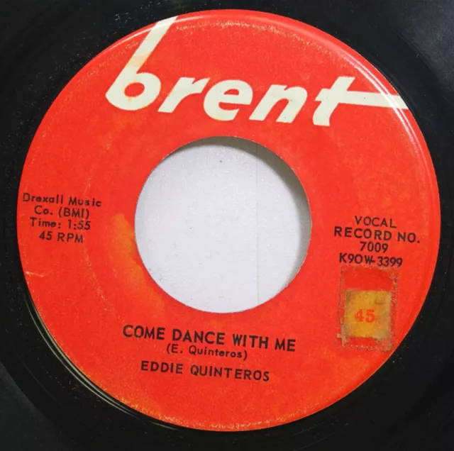 Hear! Rockabilly 45 Eddie Quinteros - Come Dance With Me / Vivian On Brent