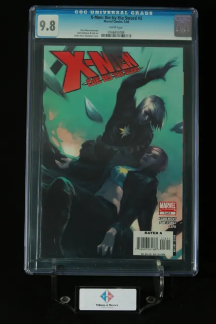 X-Men: Die by the Sword #3 ~ CGC 9.8 ~ Chris Claremont story ~ Marvel (2007)