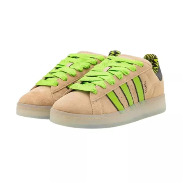 Scarpe Adidas Campus uomo donna 00s beige verde sneakers sportive skate IE4709