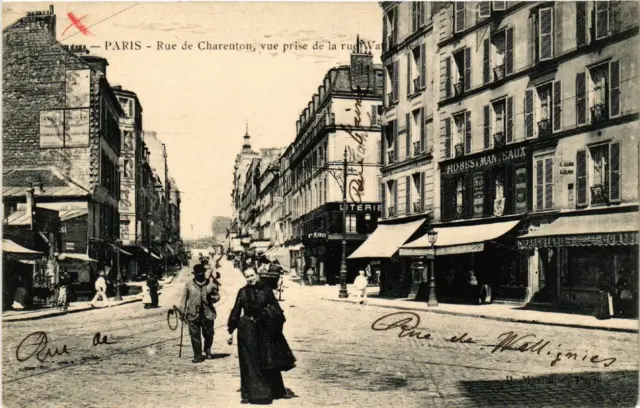 CPA AK PARIS 12th Rue de Charenton. Wattignies Street View (539072)