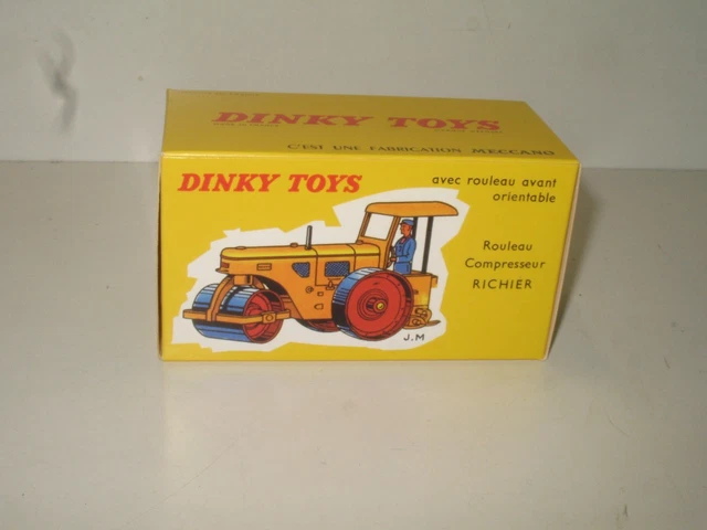 Dinky Toys – Rouleau Compresseur Richier N°830 – Boîte D'origine – Meccano Ancien