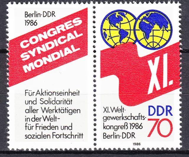 DDR 1986 Mi. Nr. 3049 mit Zf Postfrisch ** MNH