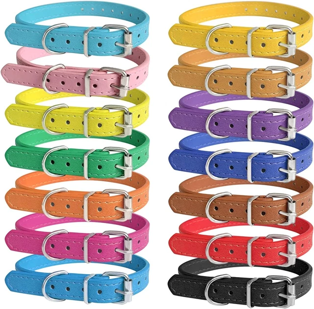 Collares de identificación de cachorro - Collares de identificación ajustables para cachorros perro pequeño -
