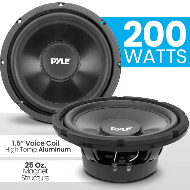 Subwoofer Chaos Audio CXX8 20 Cm (8") - 300W RMS, 4 Ohms, Bobine Simple - Pour Caisson De Basses - Suspension Caoutchouc