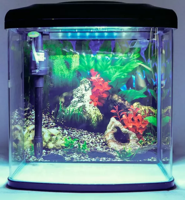 28 Litre Glass Fish Tank Aquarium w/ Light, Filter, Pump, Air (pickup Blacktown)