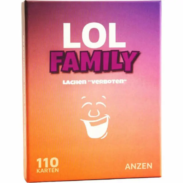 LOL FAMILY - Lachen verboten Kartenspiel Gesellschaftsspiel Familienspiel