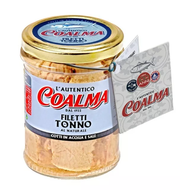Filetti di tonno Coalma al Naturale 200 grx12