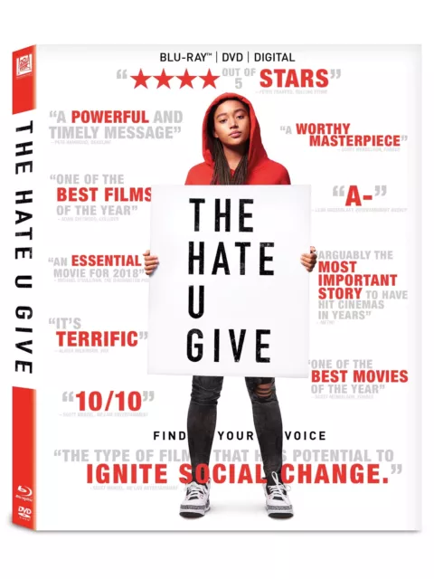 The Hate U Give (Blu-ray) Issa Rae Anthony Mackie Russell Hornsby Regina Hall