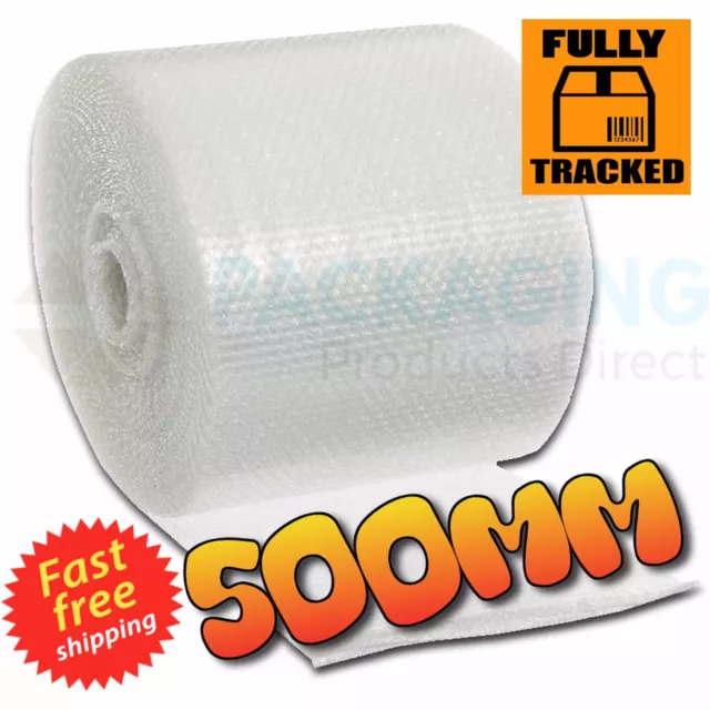 Bubble Wrap Roll 500mm x Small Bubble Wrapping Packing Material Packaging