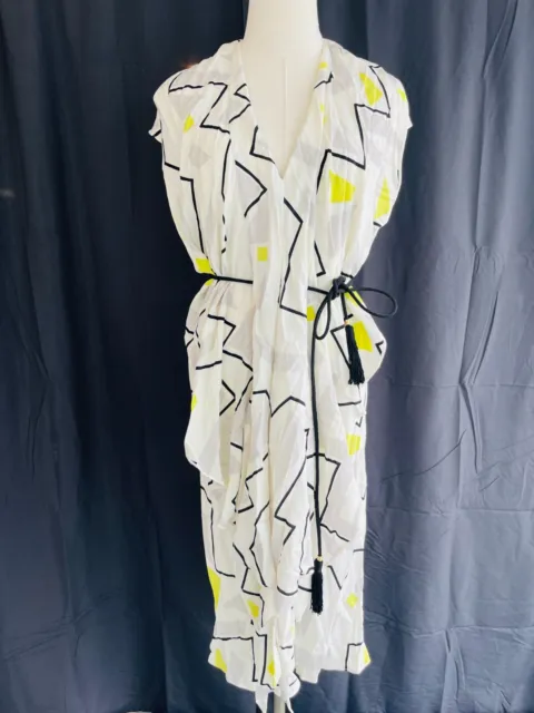 Diane Von Furstenberg Sleeveless Silk Dress Sz 12