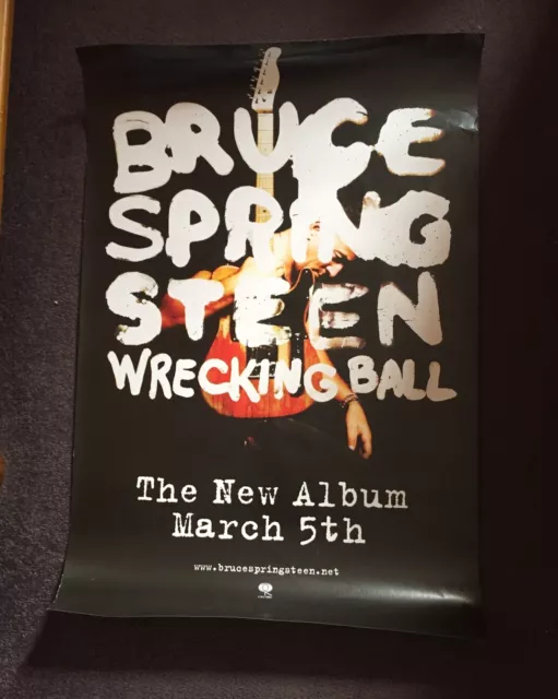 Bruce Springsteen - Wrecking Ball Promotional Poster For The Release Of Album