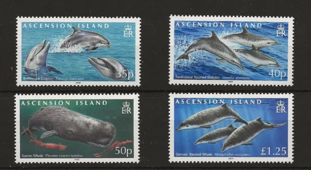 Ascension 2009 Whales & Dolphins  set of 4  sg.1029-32   MNH