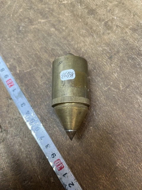 Fil à Plomb Ancien En Laiton – Outil De Maçon – N°26 – Fabrication Française