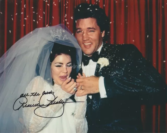 Priscilla Presley Hand Signed 8x10 Photo, Autograph, Naked Gun, Elvis Presley (D