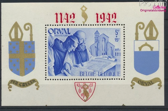 Belgique bloc-feuillet(12) vi.ii neuf avec gomme o (9910573