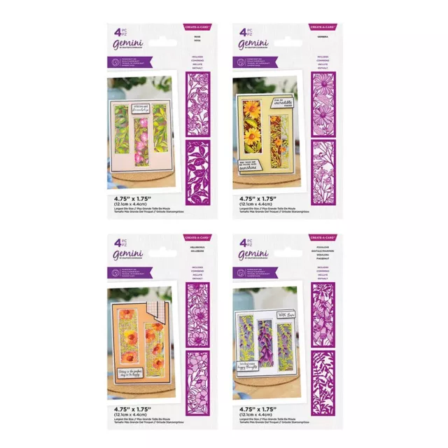 GEMINI - FLORAL Panel Create - A - Card - Dies by Crafter's Companion £ ...