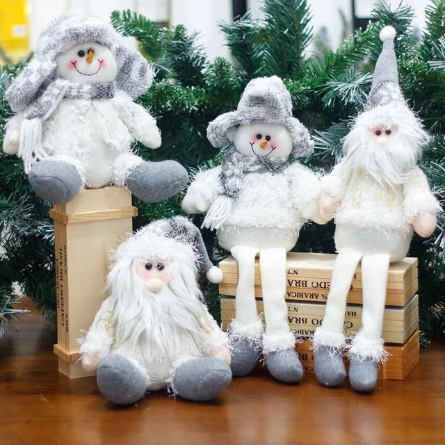 Carini orecchini regalo bambola Babbo Natale ornamenti decorazione natalizia regali