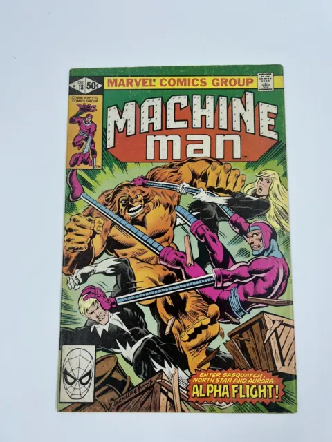 Machine Man #18 Dec '80 Bronze Age Marvel Comics