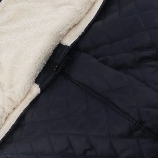 (Nero) Coperta per sedia a rotelle spessa calda coperta per sedia a rotelle pile avvolgente SLS