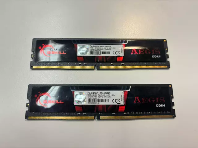 G.Skill AEGIS 16GB PC4-19200 (DDR4-2400) Arbeitsspeicher (F4-2400C15S-16GIS)