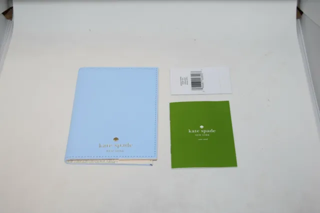 Kate Spade Mikas Pond Passport Holder Wallet, Blue (Skyblue), Nwt