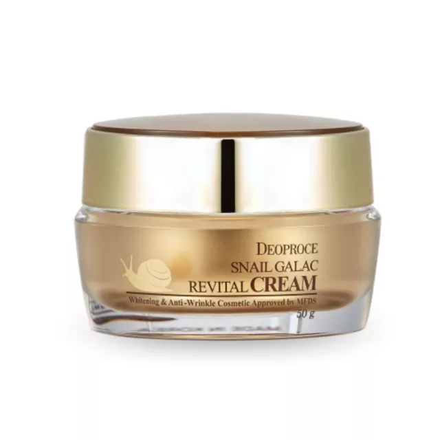 [DEOPROCE] Snail Galac Revital Cream - 50g / Free Gift