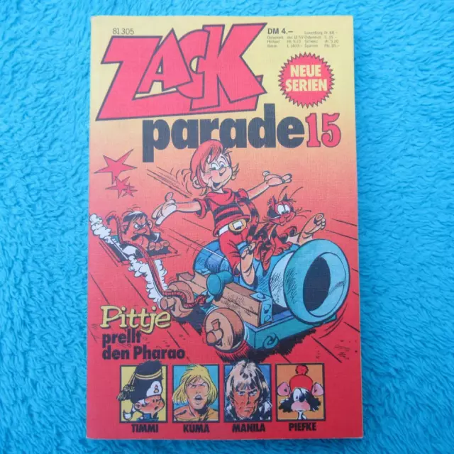 ZACK Parade 15 Comic Comics 1975 Taschenbuch Koralle Verlag