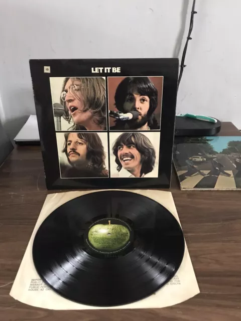 The Beatles Let It Be 1970 UK Original 3rd Apple Stereo Vinyl LP 3U/3U VG+/VG+!!