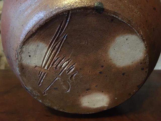 Vase boule en grès la borne céramique, Alain Magne  6