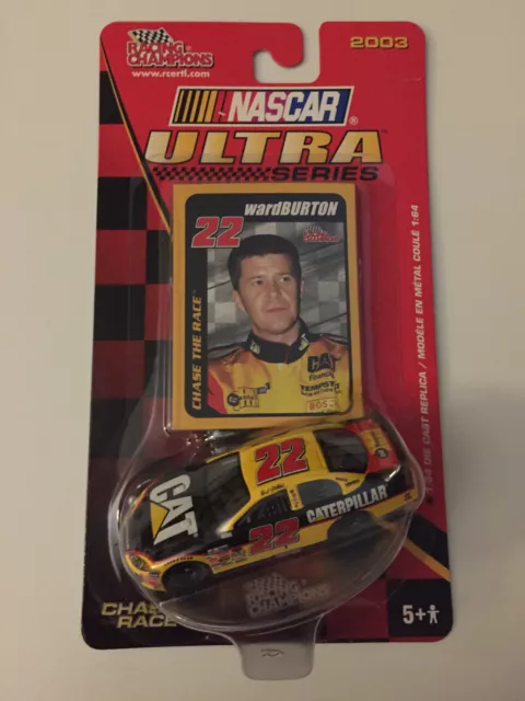 2003 Racing Champions Ultra 1:64 #22 Ward Burton Caterpillar Dodge New Unopened