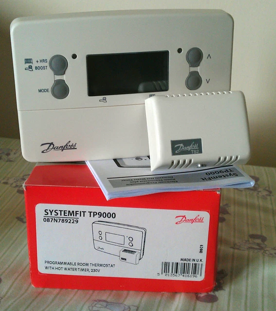 DANFOSS TP9000 SYSTEMFIT 7 Day Central Heating Timer Programmer Thermostat  £29.00 - PicClick UK