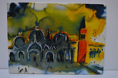 Pieza Porcelana - Salvador Dalí - " Place Saint - Marc a Venice "