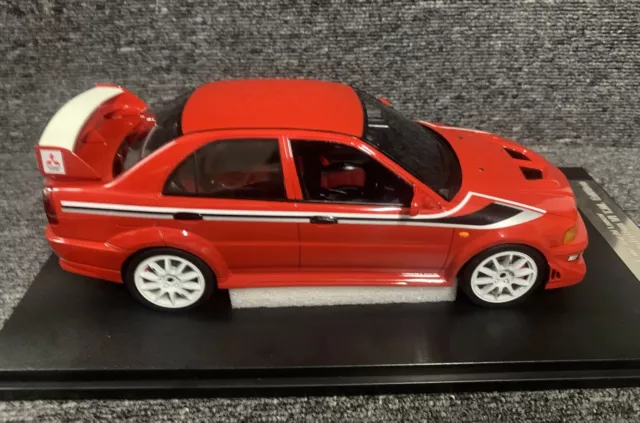 1:18 1999 Mitsubishi Lancer Evo VI Tommi Makinen Passion Red - New