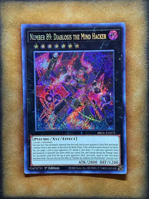 YUGIOH NUMBER 89: Diablosis the Mind Hacker YCSW-EN010 Promo Super