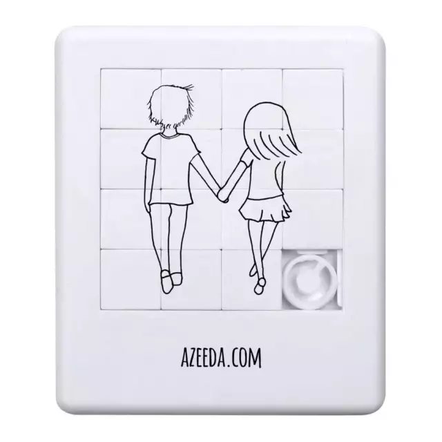 'Couple Holding Hands' Sliding Puzzle (PZ00018623)