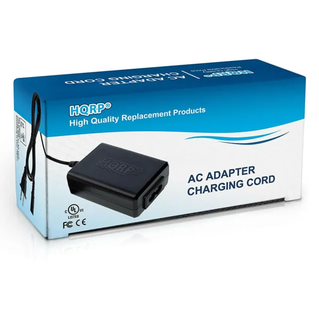 HQRP AC Adapter Charger for Sony HandyCam DCR-SR42A DCR-SR45 DCR-SR47 DCR-SR68 3