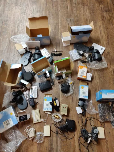 X10 WHOLE SYSTEM HOME SECURITY LOT 3 CAMERAS,RECEIVER,TRANSCEIVER,CAMERA Sensor